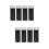 88Pcs Black ABS Loose Leaf Binding Discs Flexible Book Binder Rings 7