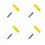 4Pièces Rouleaux À Peindre Texturés Abs+éponge Pour Murs Maison 7