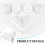 2Pcs Cute Heart Lens Holder Plastic Storage Case Travel Accessory 5