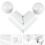2Pcs Cute Heart Lens Holder Plastic Storage Case Travel Accessory 8