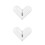 2Pcs Cute Heart Lens Holder Plastic Storage Case Travel Accessory 9