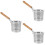 3Pièces Pour Pâtes Acier Bois Filtration Maison 7