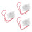 3Pièces Minuterie Ventilateur ABS Pour Maison Bureau 4