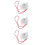 3Pièces Minuterie Ventilateur ABS Pour Maison Bureau 7