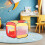 Multi-Color Foldable Indoor Play Tent with Mesh Ball Pit 5