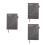 3Pcs Portable Small Weekly Planner 2025 Grey Organizer Notebook 6