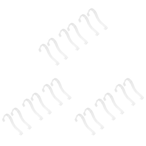 18Pcs White Acrylic Display Rack for High Heels Sandals Storage Stand 2