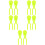 10Pièces Ensemble Maker Vert En Plastique Pour Loisirs Enfants 8