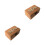 2Pcs Durable Wooden Ring Box Mr Mrs Rustic Wedding Ring Bearer Holder 3