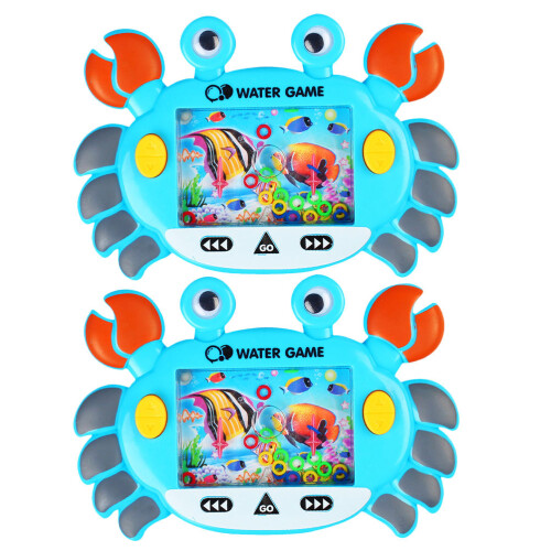 6Pcs Water Ring Toss Toy Blue Lightweight Kids Decompression Game 1