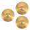 3Stk Percussion Messing Becken Crash Ride Hi-Hat Gold Langlebig 3
