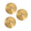 3Stk Percussion Messing Becken Crash Ride Hi-Hat Gold Langlebig 4