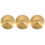 3Stk Percussion Messing Becken Crash Ride Hi-Hat Gold Langlebig 5
