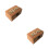 2Pcs Durable Wooden Ring Box Mr Mrs Rustic Wedding Ring Bearer Holder 6