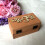 2Pcs Durable Wooden Ring Box Mr Mrs Rustic Wedding Ring Bearer Holder 11