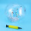 Silver Transparent Sequin Inflatable Beach Ball for Kids Play 5