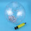 Silver Transparent Sequin Inflatable Beach Ball for Kids Play 8