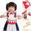 2Ensembles Tambours Bébé Rouge Instruments Bois Durable 6