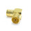 kenable RF Right Angle Adapter Plug to Socket For TV Coax Aerial Cables GOLD 2