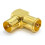 kenable RF Right Angle Adapter Plug to Socket For TV Coax Aerial Cables GOLD 3