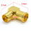 kenable RF Right Angle Adapter Plug to Socket For TV Coax Aerial Cables GOLD 5