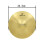 2Pcs Golden Brass Crash Cymbals for Drum Set Jazz Practice Durable 2