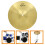 2Pcs Golden Brass Crash Cymbals for Drum Set Jazz Practice Durable 6