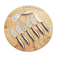 Stainless Steel Pizza Board with Cutter Knife Set