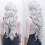 2Stk Grau Lace Haarperücke Gerade Haare Styling Zubehör 8