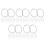 50Pcs Heavy-Duty Black Iron Hanging Chains for Flower Baskets 5