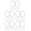 50Pcs Heavy-Duty Black Iron Hanging Chains for Flower Baskets 8