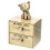6Pcs Golden Baby Teeth Keepsake Box with Bear Design Portable Storage 2