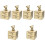 6Pcs Golden Baby Teeth Keepsake Box with Bear Design Portable Storage 7