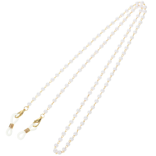 2Stk Perlen Brillenkette Gold Für - Lesebrillen 1