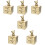 6Pcs Golden Baby Teeth Keepsake Box with Bear Design Portable Storage 10