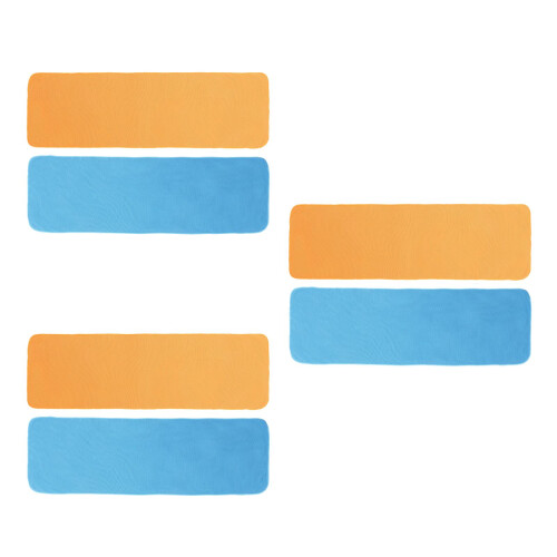 6Pcs Quick Dry Towels Microfiber Gym Cooling Towels Assorted Colors 2
