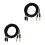 2Pièces Câble Son Noir Aluminium Mixeur Audio Pour Usage 7