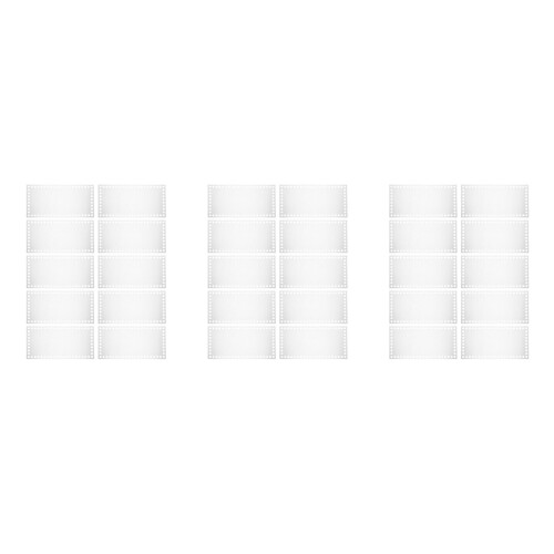 30Pcs Clear Acrylic Bag Boards Durable Rectangle Bases for Weaving 2