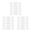 30Pcs Clear Acrylic Bag Boards Durable Rectangle Bases for Weaving 7