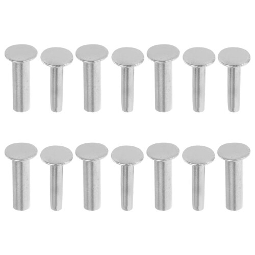 28Pairs Precision Locking Rivets for DIY Kitchen Cutter Handles Silver 2