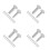 28Pairs Precision Locking Rivets for DIY Kitchen Cutter Handles Silver 4