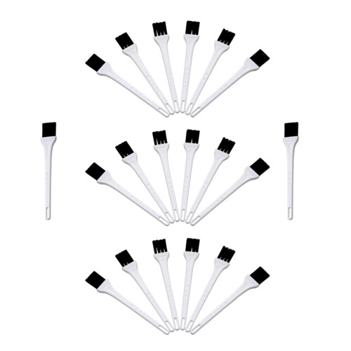 60Pcs Window Track and Keyboard Cleaning Brushes Durable White Plastic 1