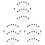 60Pcs Window Track and Keyboard Cleaning Brushes Durable White Plastic 3