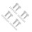 28Pairs Precision Locking Rivets for DIY Kitchen Cutter Handles Silver 8