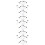 60Pcs Window Track and Keyboard Cleaning Brushes Durable White Plastic 9