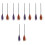 10Pcs Practical Plastic Witch Broom with Smooth Grip for Costume Use 6