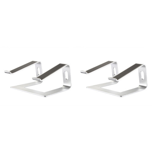 2Stk Aluminium Laptop Halter Rutschfest Ventiliert 2