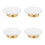 4Pièces Plaques Décoratives En Cuivre Pour Protection Sprinkler 4