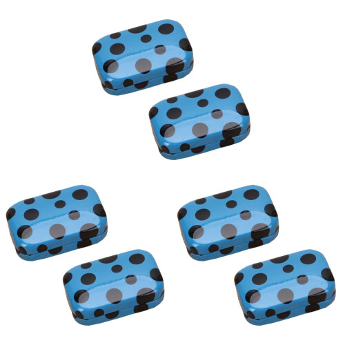 6Pcs Blue Lens Container with Mirror Creative Lens Case for Women 2