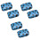 6Pcs Blue Lens Container with Mirror Creative Lens Case for Women 4